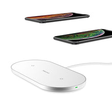 Load image into Gallery viewer, Aluminium Dual Wireless Charger
