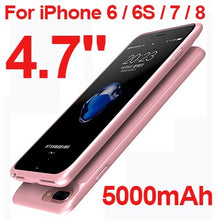 Load image into Gallery viewer, 7000mAh/5000mAh Slim Ultra Thin Battery Case