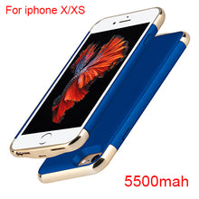 Load image into Gallery viewer, 5500mAh Ultra Slim Battery Charger Case